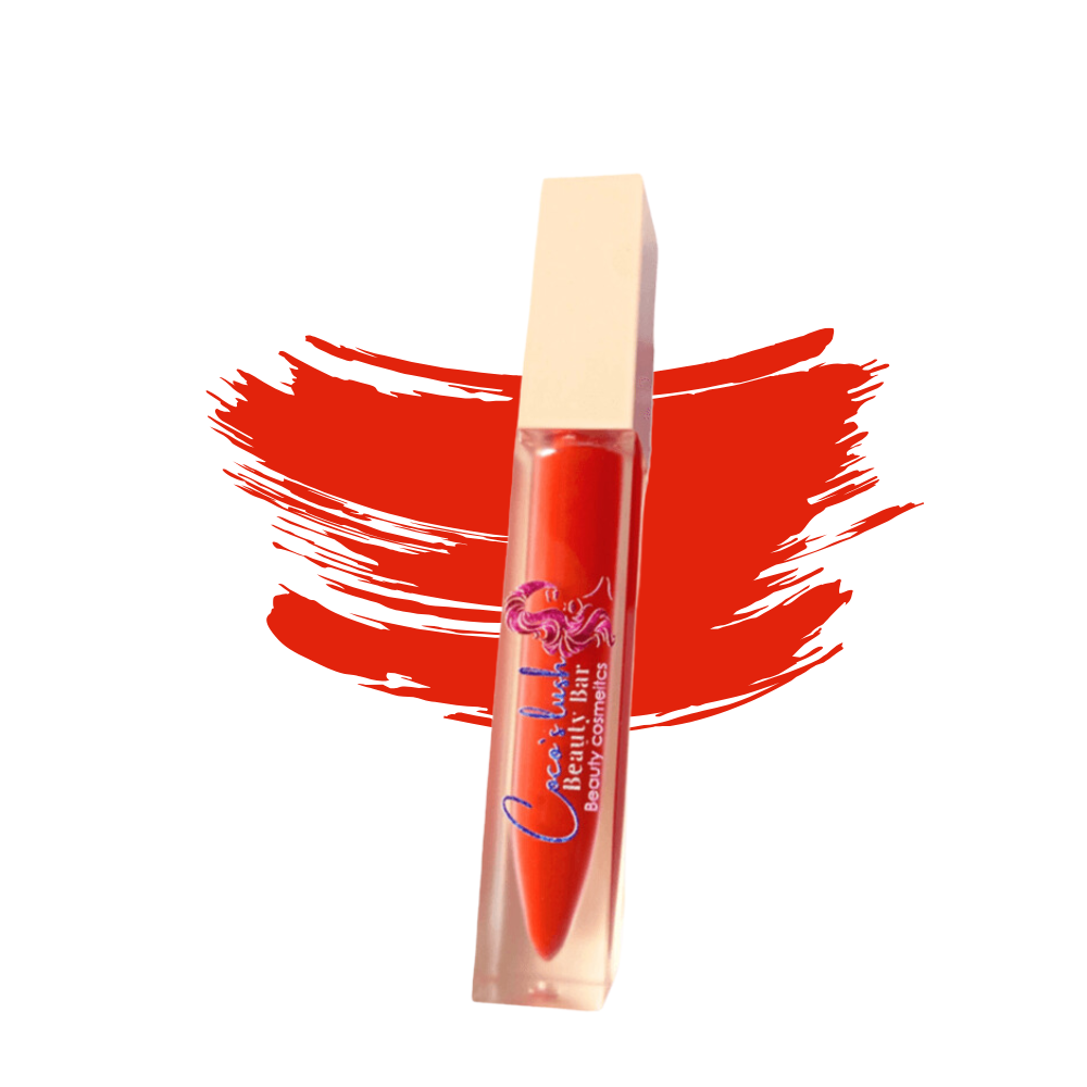 Bright Red Matte Liquid Lipstick - Car’Mels’ Body-n-Skincare