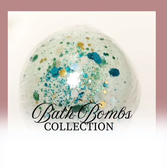 Blue Sparkle Bath Bomb - Car’Mels’ Body-n-Skincare