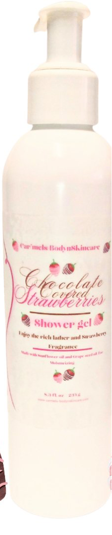 Chocolate Covered Strawberries Shower gel - Car’Mels’ Body-n-Skincare