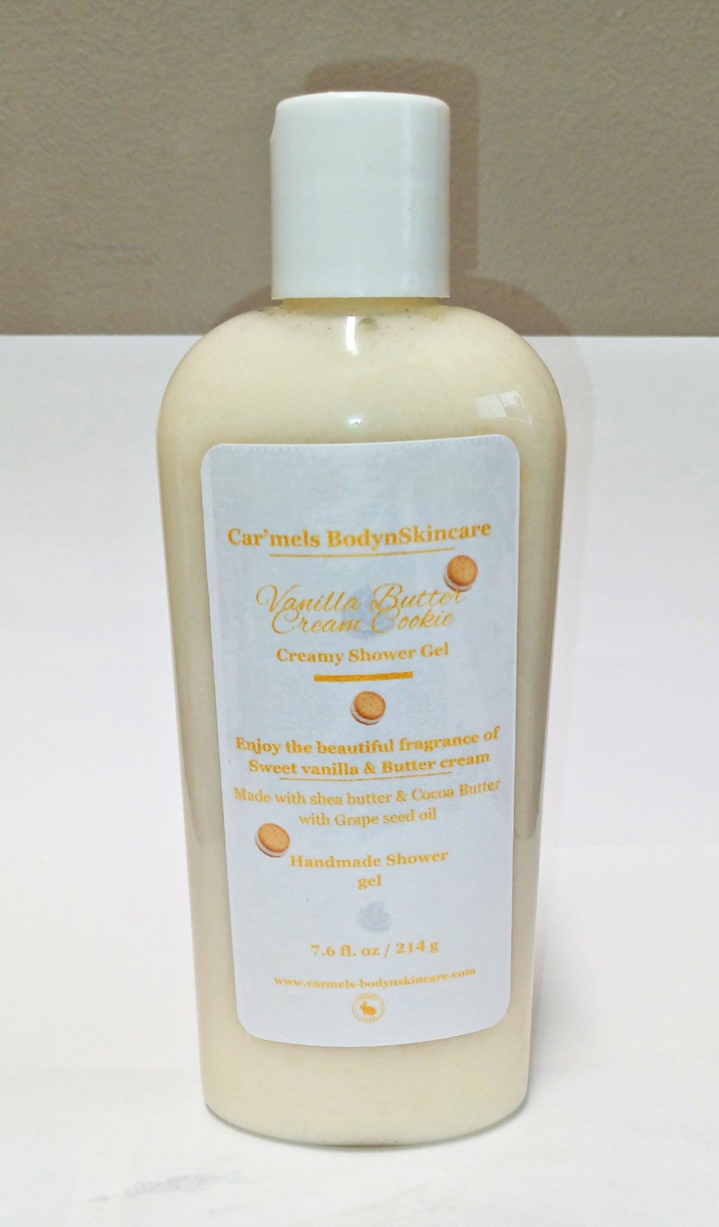Vanilla Butter Cream Cookie Shower Gel - Car’Mels’ Body-n-Skincare