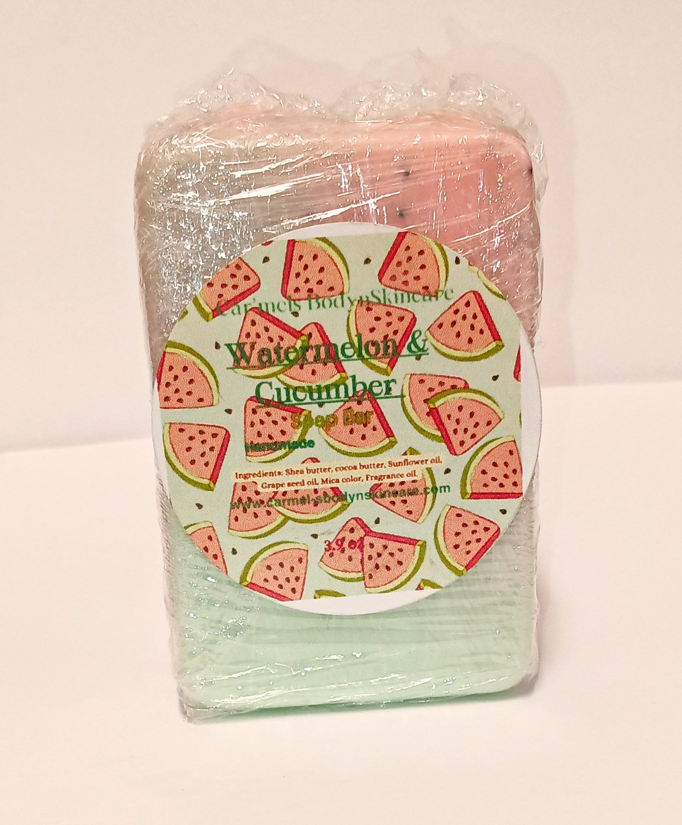 Watermelon and Cucumber Soap Bar - Car’Mels’ Body-n-Skincare