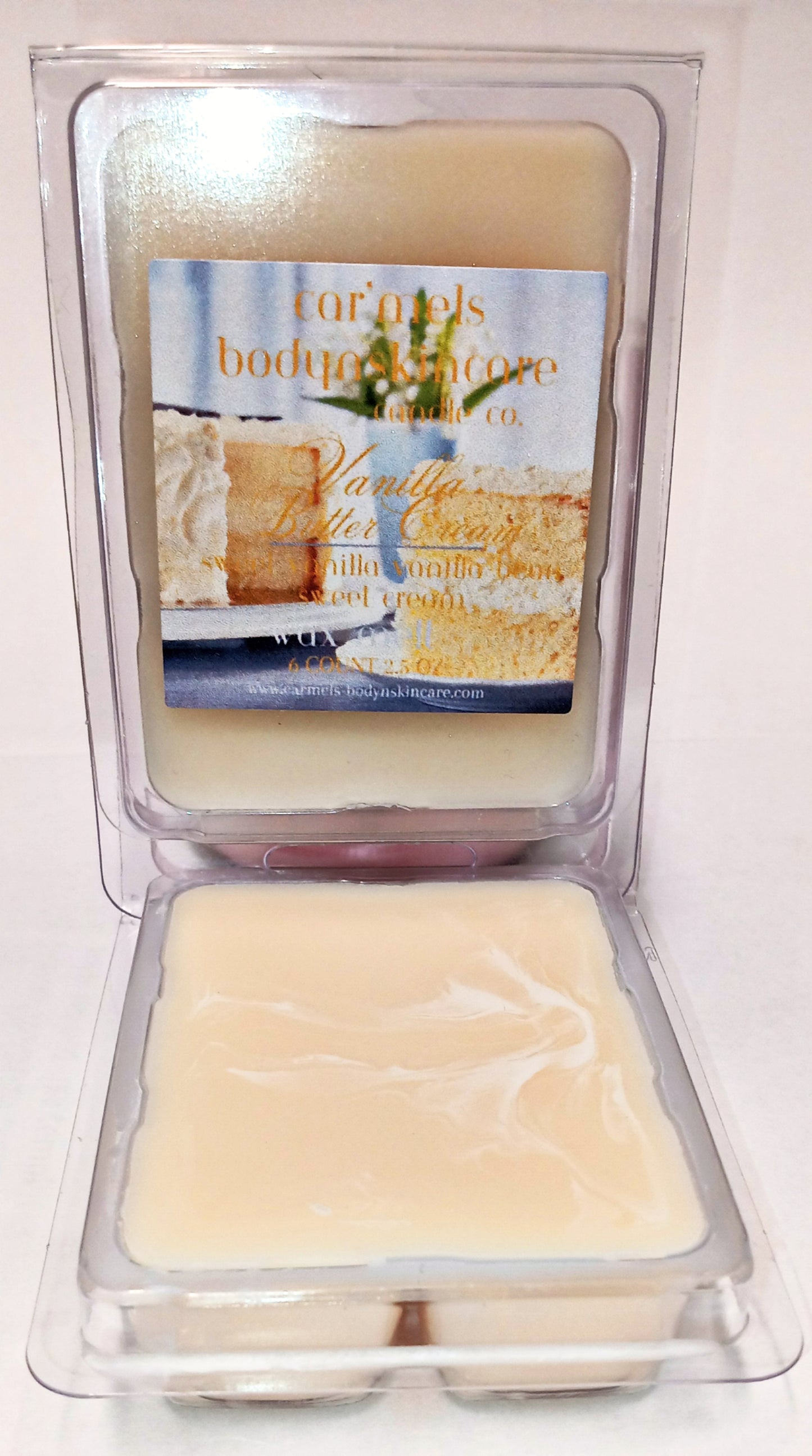 Vanilla Butter Cream Wax melts - Car’Mels’ Body-n-Skincare