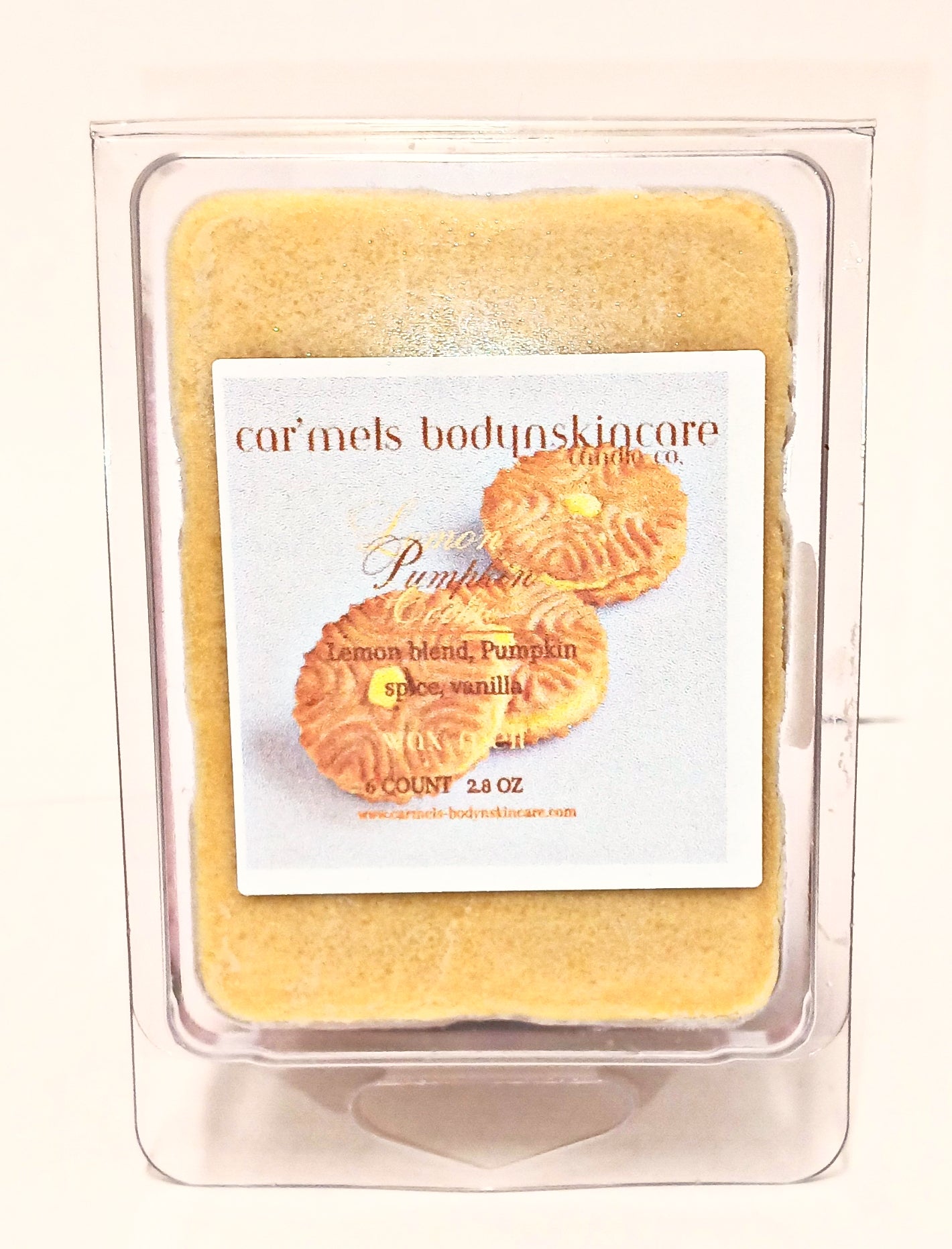 Lemon Pumpkin Cookie Wax melts - Car’Mels’ Body-n-Skincare