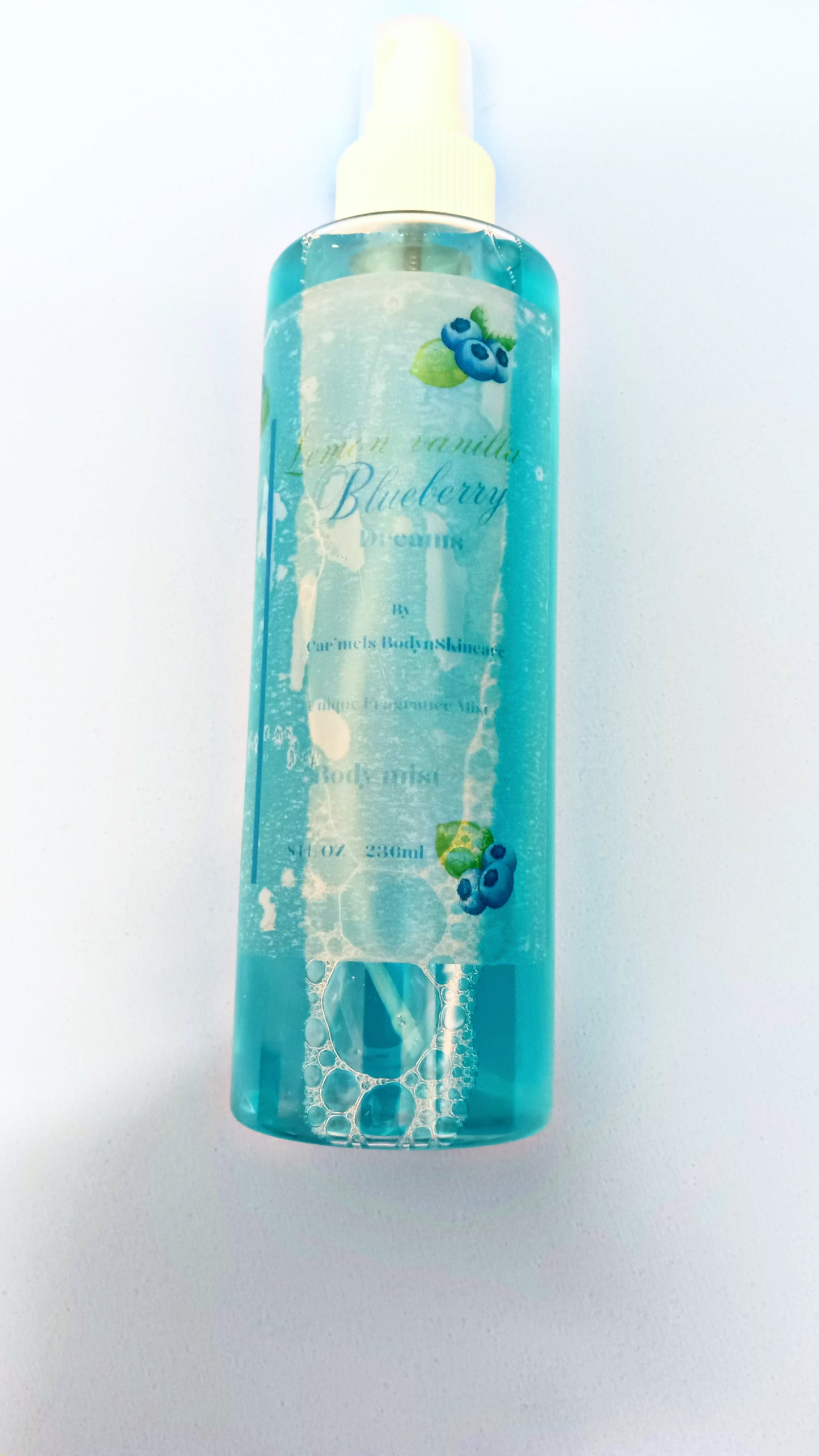 Lemon Vanilla Blueberry Dream Fragance Mist - Car’Mels’ Body-n-Skincare