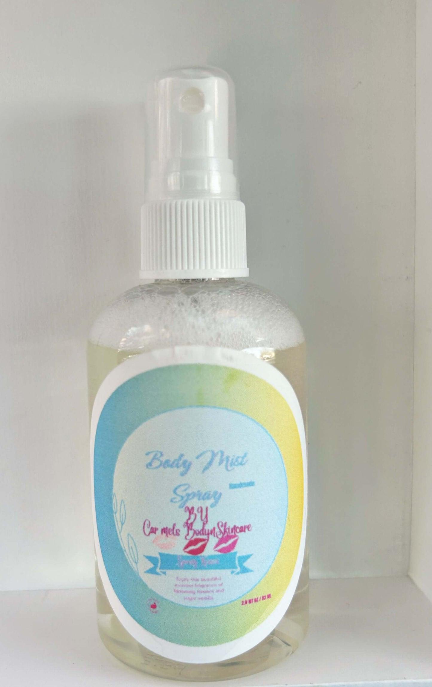 Handmade body mist spray