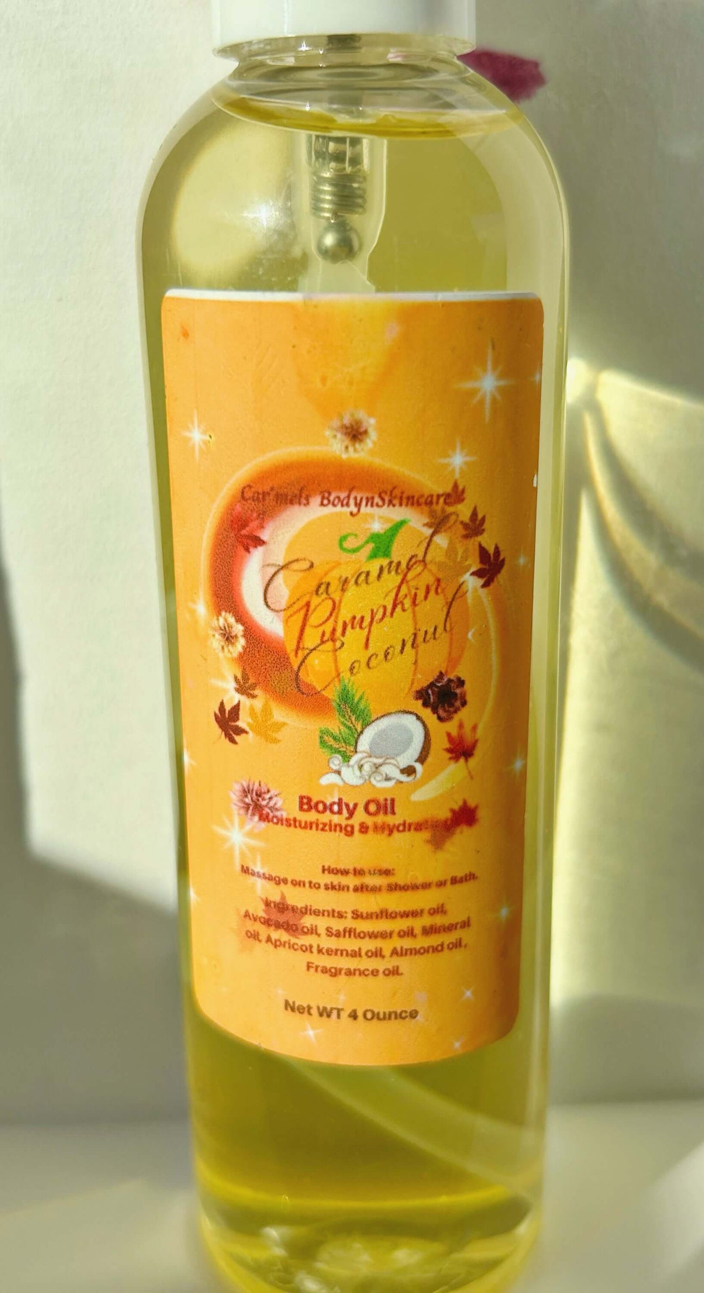 Body oil-massage oil