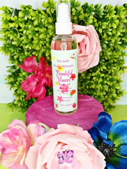 Beautiful flowers Body oil - Car’Mels’ Body-n-Skincare