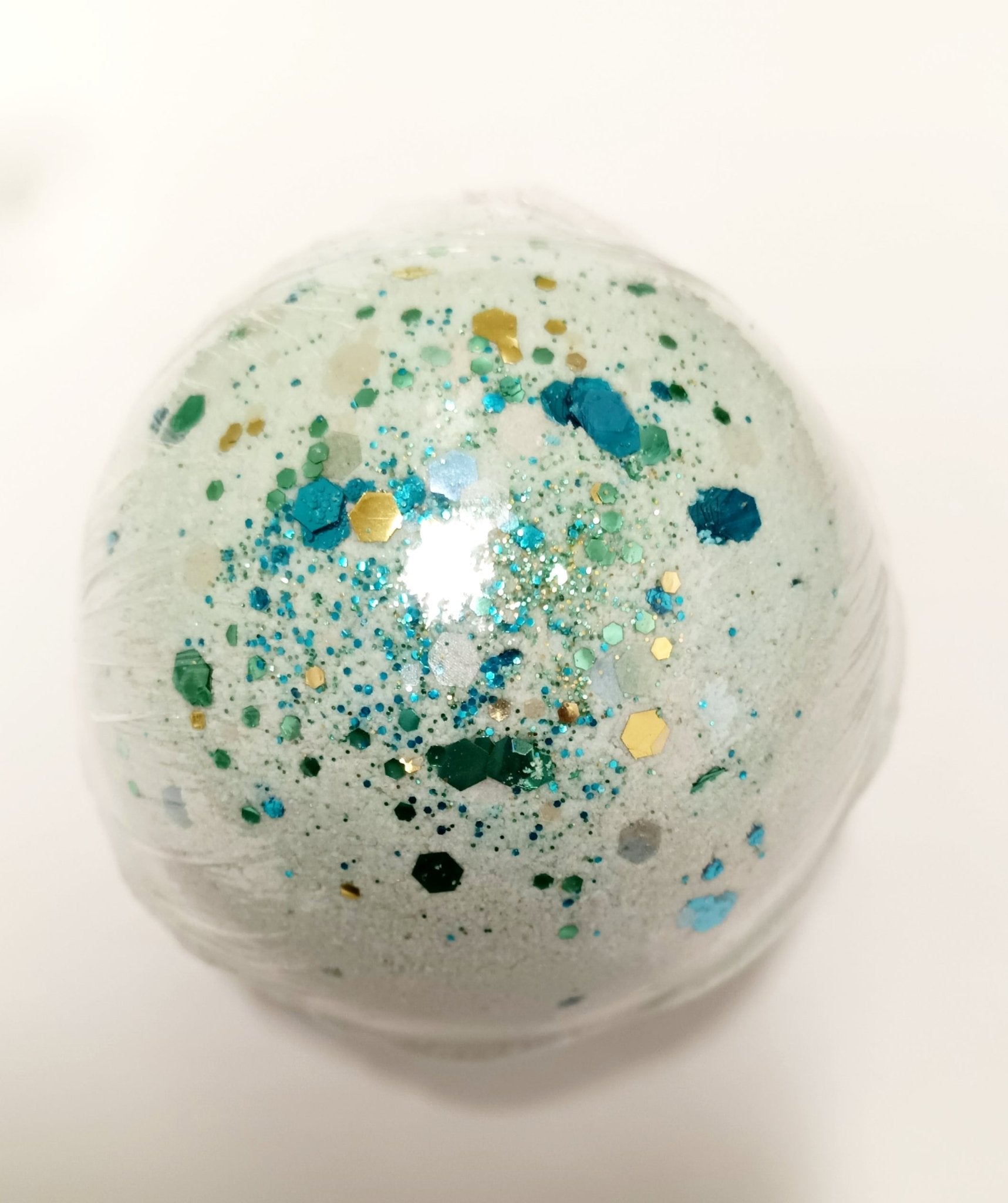 Blue Sparkle Bath Bomb - Car’Mels’ Body-n-Skincare