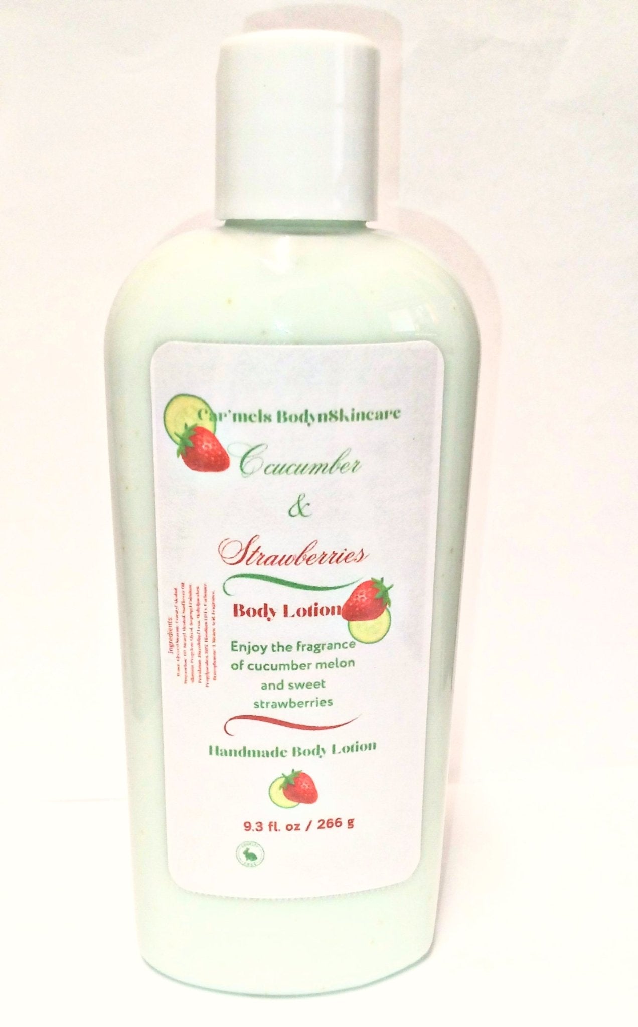 Cucumber and Strawberries Body Lotion - Car’Mels’ Body-n-Skincare