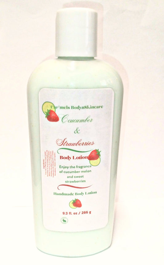 Cucumber and Strawberries Body Lotion - Car’Mels’ Body-n-Skincare