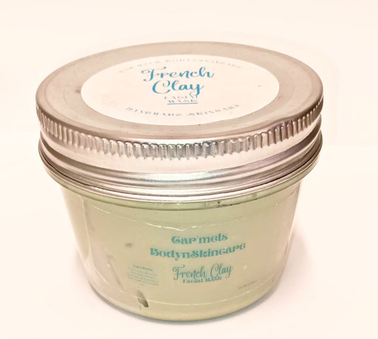 French Clay Facial Mask - Car’Mels’ Body-n-Skincare